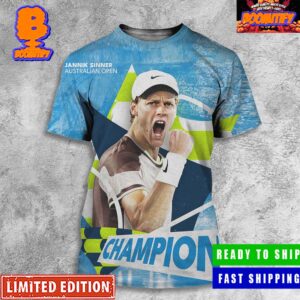 Congrats Jannik Sinner Is 2024 Australian Open Grand Slam Champion All Over Print Shirt