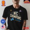 Detroit Lions Defeats San Francisco 49ers Become 2024 NFC Championship Champions NFL Playoffs On Jan 28 2024 At Levi Stadium Skyline Detroit City Premium T-Shirt