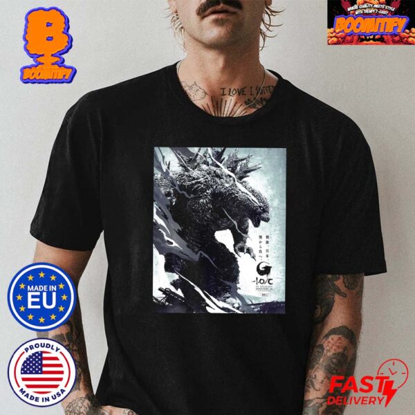 Godzilla Minus One Minus Color Black And White Version In US Theatres January 26 North America Poster Unisex T-Shirt