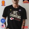 Kansas City Chiefs Are 2024 AFC Championship Champions NFL Playoffs Team Helmet Premium T-Shirt