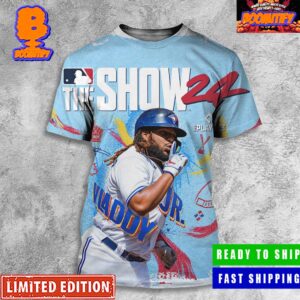 MLB The Show 24 Toronto Blue Jays Vladimir Guerrero Jr Athlete Game Cover Poster All Over Print Shirt