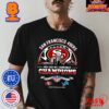 San Francisco 49ers NFC Champions 2024 Super Bowl LVIII Las Vegas Bound Logo Premium Unisex T-Shirt