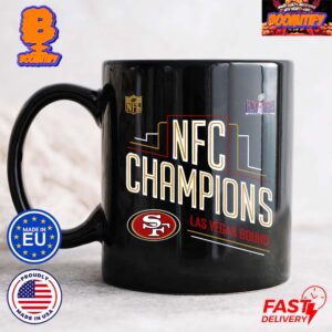 San Francisco 49ers NFC Champions 2024 Super Bowl LVIII Las Vegas Bound Logo Coffee Ceramic Mug