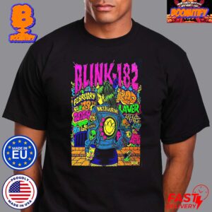 Blink 182 Tonight In Melbourne Show On Feb 29th 2024 Poster Unisex T-Shirt