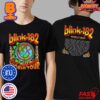 Blink 182 World Tour 2023 2024 World On Fire Two Sides Print Unisex Hoodie T-Shirt