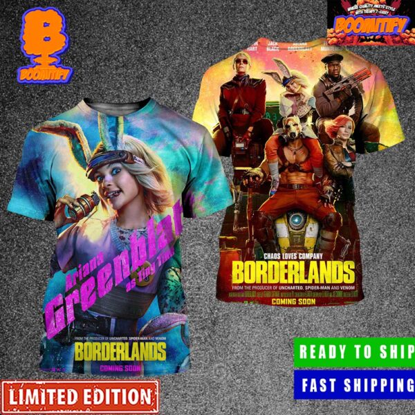 Borderlands Movie Ariana Greenblatt As Tiny Tina Special In Her Own Explosive Way Character Official Poster Two Sides All Over Print Shirt