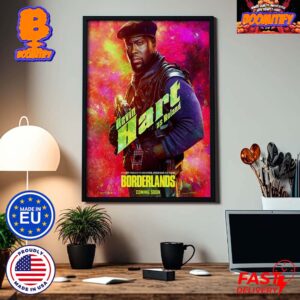 Borderlands Movie Kevin Hart As Roland Character Home Decor Poster Canvas