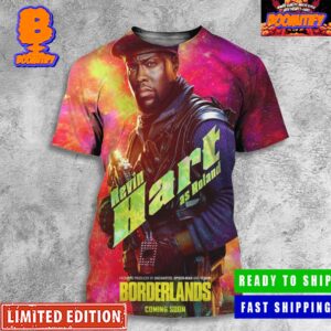 Borderlands Movie Kevin Hart As Roland Character Poster All Over Print Shirt