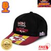 Kansas City Chiefs Snoopy Dapping Super Bowl LVIII Champions Trophy Victory Logo Classic Cap Hat Snapback