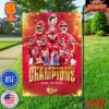 NFL Kansas City Chiefs Defeats 49ers To Become Super Bowl LVIII Champions In las Vegas Poster Two Sides Garden House Flag