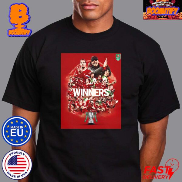 Congrats Liverpool FC The Carabao Cup Winners 10 Times 2024 Poster Unisex T-Shirt