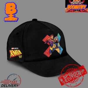 Cyclops And Jean Grey X-Men 97 Promotional Art X Logo Classic Cap Hat Snapback