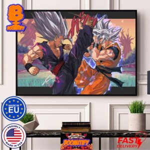 Dragon Ball Gohan Beast Vs Goku Ultra Instinct Home Decorations Poster Canvas