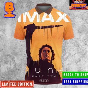 Dune Part Two Imax Poster In Theaters March 2024 Polo Shirt