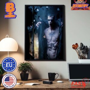 First Look At Bill Skarsgard In The Crow Remake Home Decor Poster Canvas