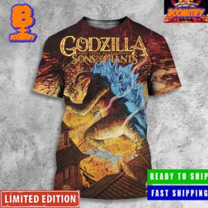 Godzilla Here There Be Dragons II Sons Of Giants IDW Publishing With Issue 1 Releasing On June 26th All Over Print Shirt