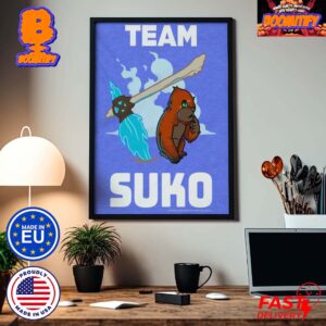 Godzilla x Kong The New Empire Team Suko Funny Decor Poster Canvas