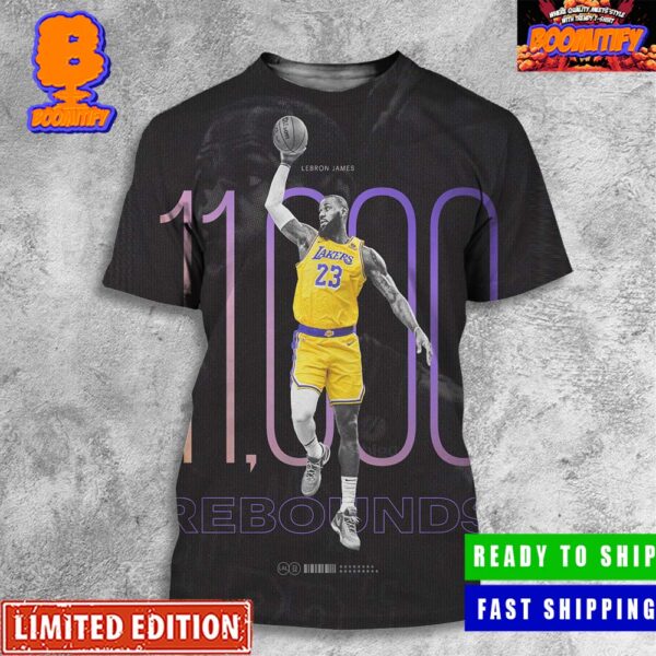 Going Into Tonight Game LeBron James Has Exactly 11k Rebounds 3D Shirt
