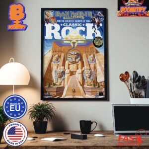 Iron Maiden Powerslave At 40 And The Greatest Albums Of 1982 Classic Rock Mag Cover Home Decor Poster Canvas