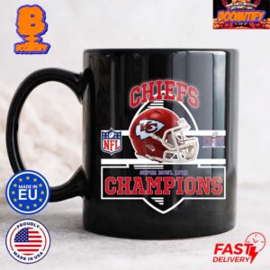 Kansas City Chiefs 2024 Super Bowl LVIII Champions Team Helmet Coffee Ceramic Mug