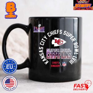 Kansas City Chiefs Super Bowl LVIII Champions Chiefs Kingdom NFL Logo Coffee Ceramic Mug