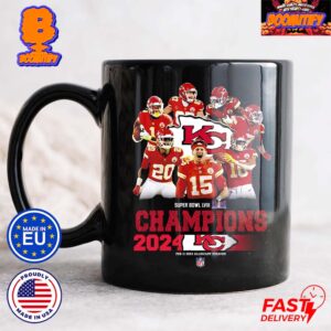 Kansas City Chiefs Super Bowl LVIII Champions Team Members Coffee Ceramic Mug