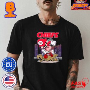 Mario Kansas City Chiefs Stomps On San Francisco 49ers Super Bowl LVIII Funny Classic T-Shirt