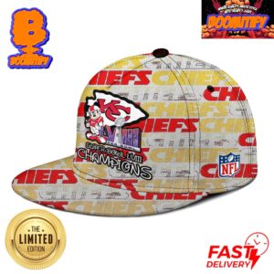 Mickey Mouse Celebrate Kansas City Chiefs Super Bowl LVIII Champions NFL Football For Fans Disney All Over Print Classic Cap Hat Snapback