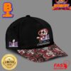 San Francisco 49ers Mickey Mouse Super Bowl LVIII Champions Unisex Black And Red Cap Hat Snapback