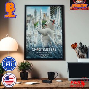 Mini Pufts In Ghostbusters Frozen Empire Characters Poster In Theaters March 22 Home Decor Poster Canvas