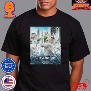 Mini Pufts In Ghostbusters Frozen Empire Characters Poster In Theaters March 22 Unisex T-Shirt