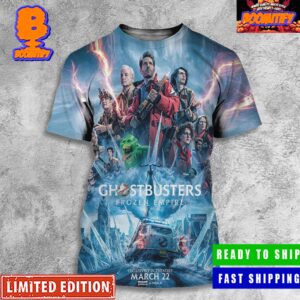 New Poster For Ghostbusters Frozen Empire Exclusively In Theaters March 22 All Over Print Shirt