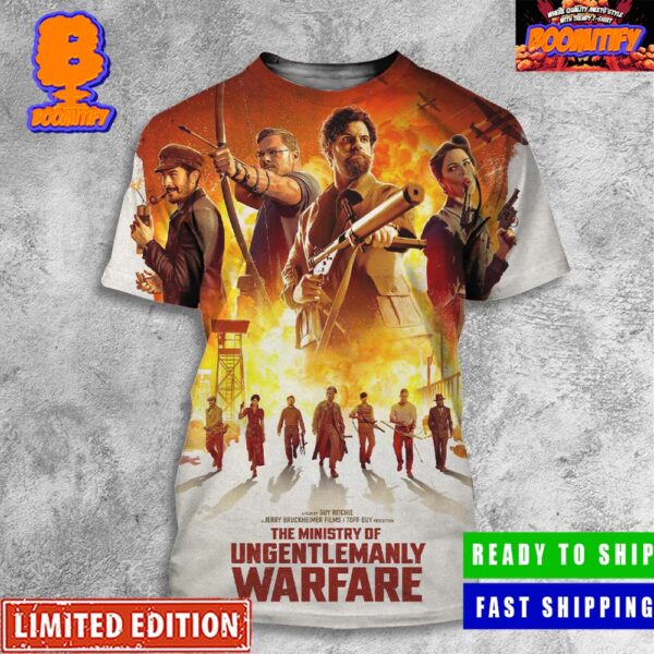 New Poster For Guy Ritchie’s The Ministry Of Ungentlemanly Warfare Releasing On April 19 All Over Print Shirt