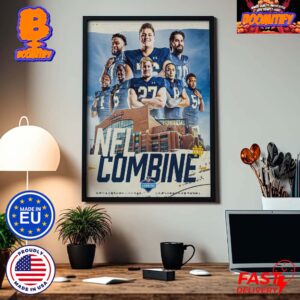 Notre Dame Fighting Irish 2024 NFL Combine Tigers In Indy From February 29 to March 3 2024 Home Decor Poster Canvas