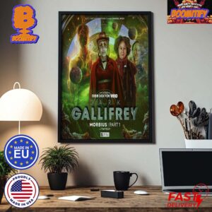 Official Poster Doctor Who Dark Gallifrey Morbius Part One Audio Drama Collection Home Decor Poster Canvas