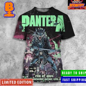 Pantera Tonight Concert Poster For Quebec City Feb 27 2024 At Centre Videotron Canada All Over Print Shirt