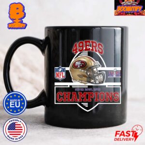 San Francisco 49ers 2024 Super Bowl LVIII Champions Team Helmet Coffee Ceramic Mug