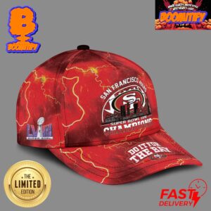 San Francisco 49ers Defeats Kansas City Chiefs Become Super Bowl LVIII Champions Skyline City Style Red Thunder NFL Unisex Cap Hat Snapback