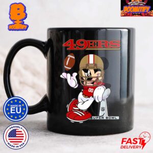 San Francisco 49ers Mickey Mouse Super Bowl LVIII Champions Coffee Ceramic Mug