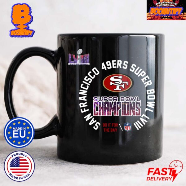 San Francisco 49ers Super Bowl LVIII Champions Do It For The Bay NFL Logo Coffee Ceramic Mug