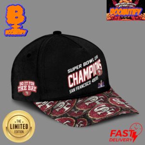 San Francisco 49ers Super Bowl LVIII Champions NFL Logo For Fans Do It For The Bay Vintage Unisex Cap Hat Snapback