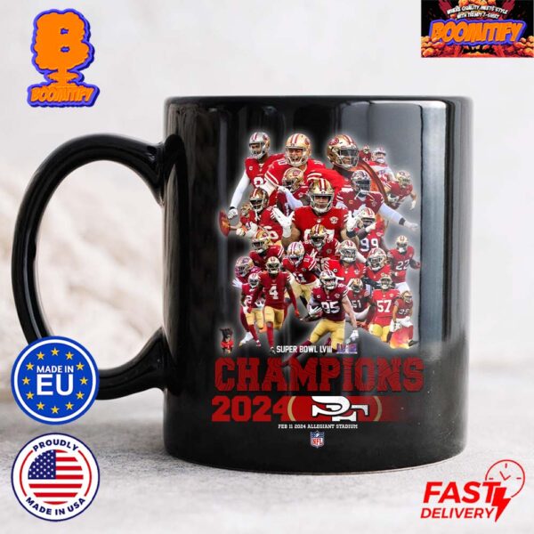 San Francisco 49ers Super Bowl LVIII Champions Team Members Coffee Ceramic Mug