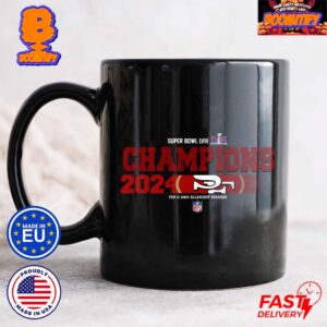 San Francisco 49ers Super Bowl LVIII In Vegas Champions 2024 Logo Coffee Ceramic Mug