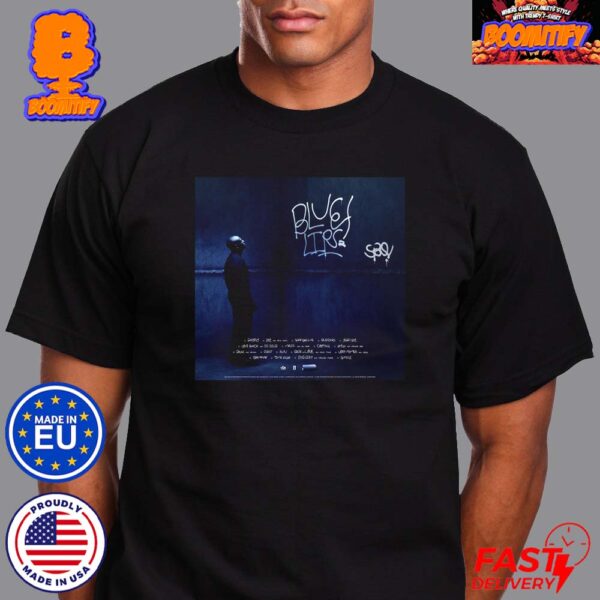 Schoolboy Q Blue Lips Official Track List Cover Dropping March 1st Vintage T-Shirt