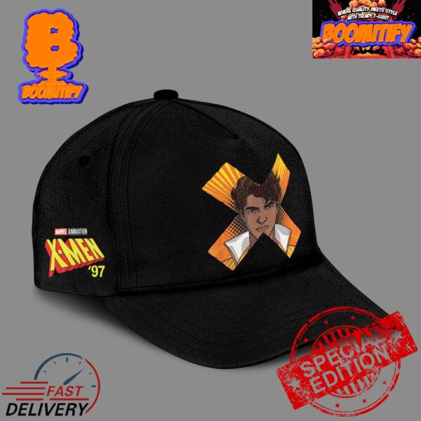 Sunspot X-Men 97 Promotional Art X Logo Classic Cap Hat Snapback