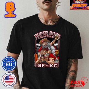 Super Bowl LVIII San Francisco 49ers Destroy Kansas City Chiefs Player Vintage Style Classic T-Shirt