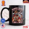 San Francisco 49ers Snoopy Dapping Super Bowl LVIII Champions Trophy Coffee Ceramic Mug