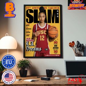 USC Star Juju Watkins Covers SLAM 248 30th Anniversary Takeover Home Decor Poster Canvas