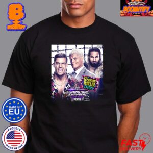WWE Elimination Chamber Perth Cody Rhodes And Seth Rollins Join The Grayson Waller Effect Unisex T-Shirt