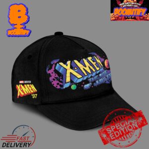 X-Men 97 The Rise Of Jubilee Promotional Art Big Logo Jubilee Hive Wake Up Classic Cap Hat Snapback